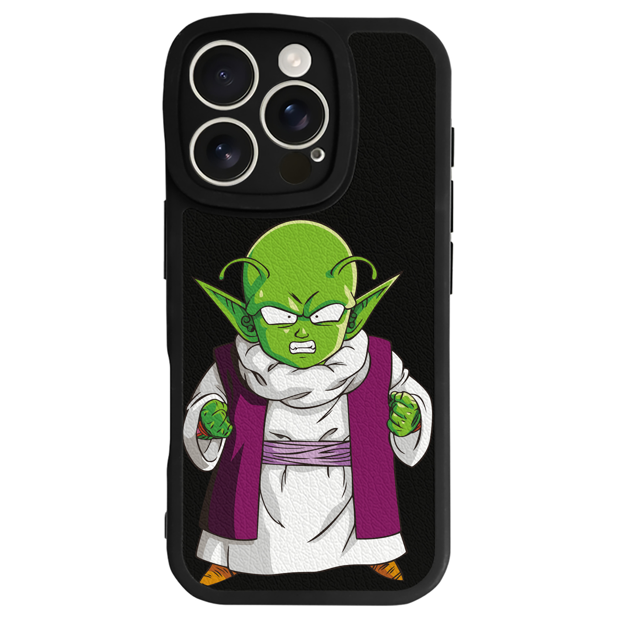 （画像用） ドラゴンボール ピッコロ DRAGON BALL Piccolo 【iPhone 16シリーズ対応】シリコンスマホケース（レザー調） 材質：シリコン